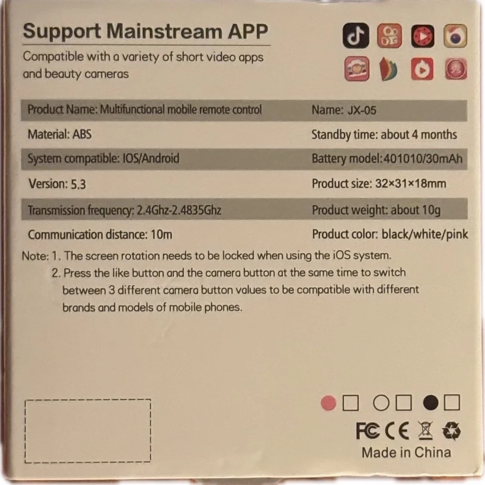 Black Mobile Remote Control